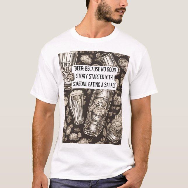 Camiseta Cita de cerveza (Anverso)