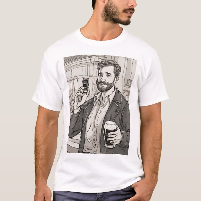 Camiseta Cita de cerveza (Anverso)