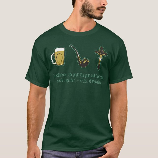 Camiseta Cita de Chesterton (Anverso)