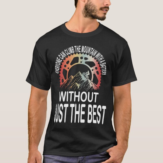Camiseta Cita de ciclismo de montaña motivacional (Anverso)