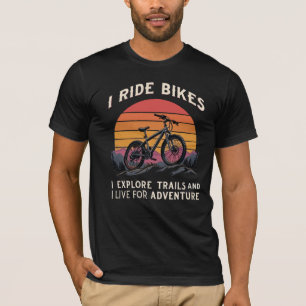 Camiseta Cita de ciclismo motivacional para amantes de la a