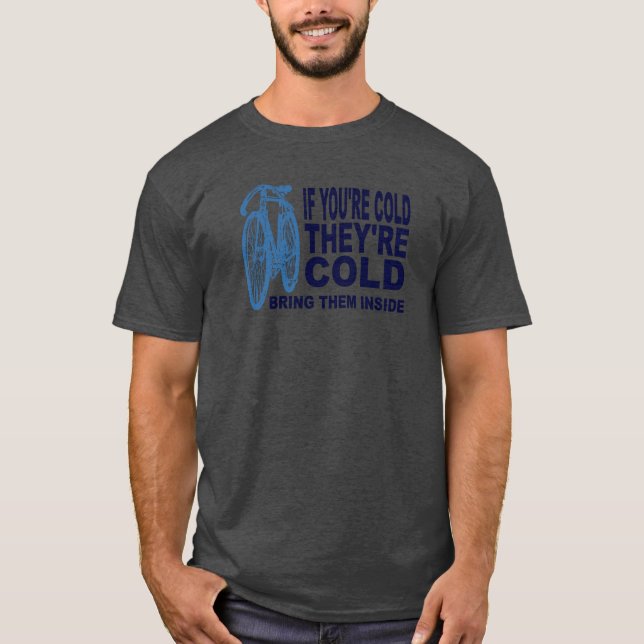 Camiseta Cita de ciclo divertida - traiga la bici dentro (Anverso)