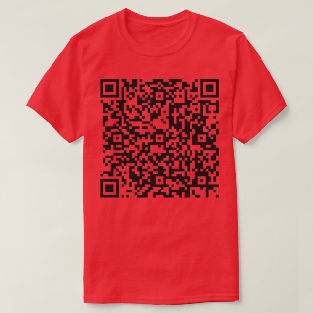 Camiseta Cita de código QR Progreso tecnológico (Diseño del anverso)