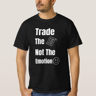 Camiseta Cita de Comercio del Plan No de la Emoción