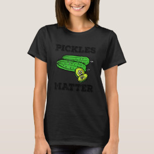 Camiseta Cita De Comida De Pickle Para La Materia De Las Pí