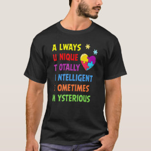 Camiseta Cita de Conciencia del Autismo Aceptación Puzzle A