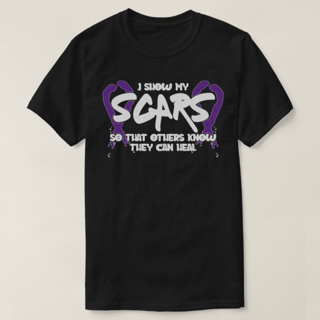 Camiseta Cita De Concienciación Sobre La Violencia Doméstic (Diseño del anverso)