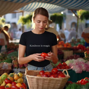 Camiseta cita de conjunto estético Born para destacar