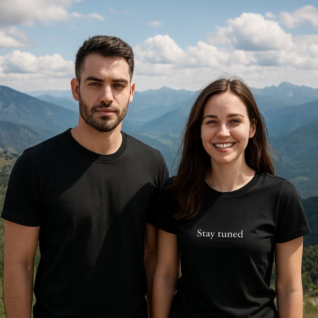 Camiseta cita de conjunto estético seguir sintonizada (Subido por el creador)