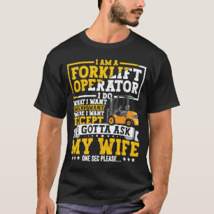 Camiseta Cita de controlador certificada del operador de ca