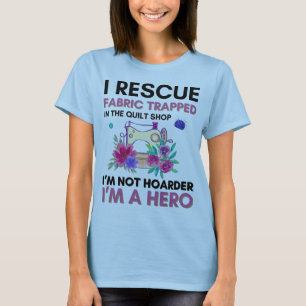 Camiseta Cita de coser divertida máquina de coser floral vi
