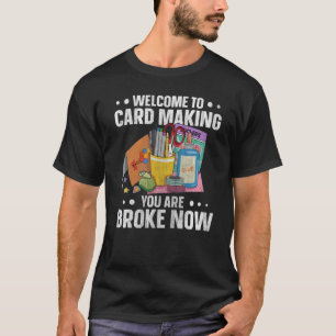 Camiseta Cita de creación de tarjetas para un fabricante de