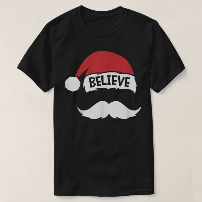 Camiseta Cita De Creer En Reunión De La Familia De Mustache (Diseño del anverso)