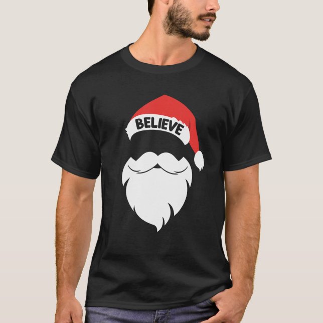 Camiseta Cita De Creer En Reunión De La Familia De Mustache (Anverso)