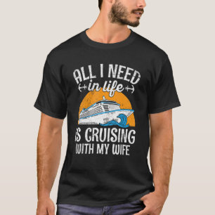 Camiseta Cita de crucero para luna de miel para Husba cruce