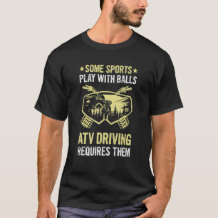 Camiseta Cita De Cuatro Para Un Controlador De Atv
