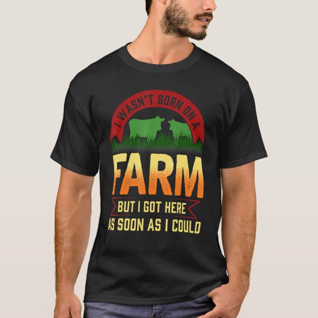 Camiseta Cita de cultivo agrícola de un hombre gracioso de  (Anverso)