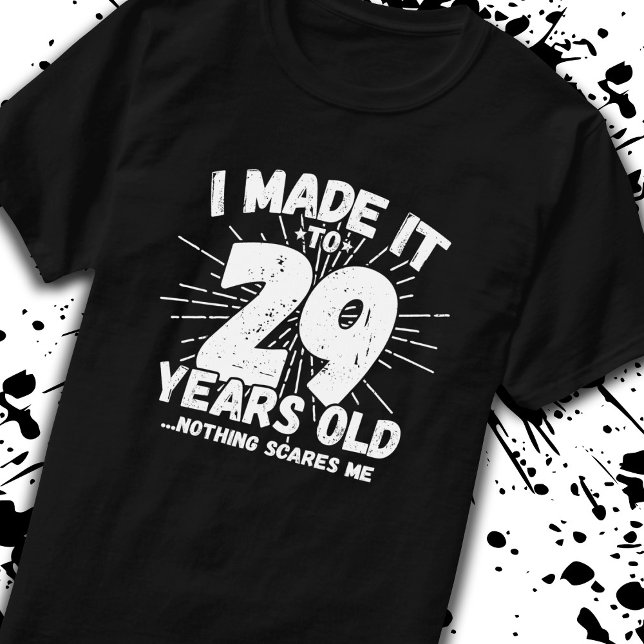 Camiseta Cita de cumpleaños 29 divertida, sarcástica de 29  (Subido por el creador)