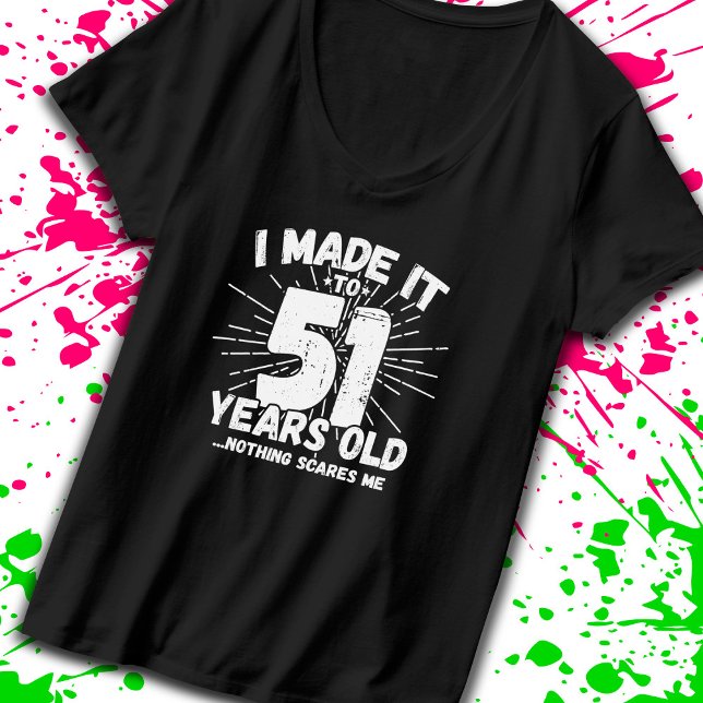 Camiseta Cita de cumpleaños número 51 divertida Sarcástica  (Subido por el creador)