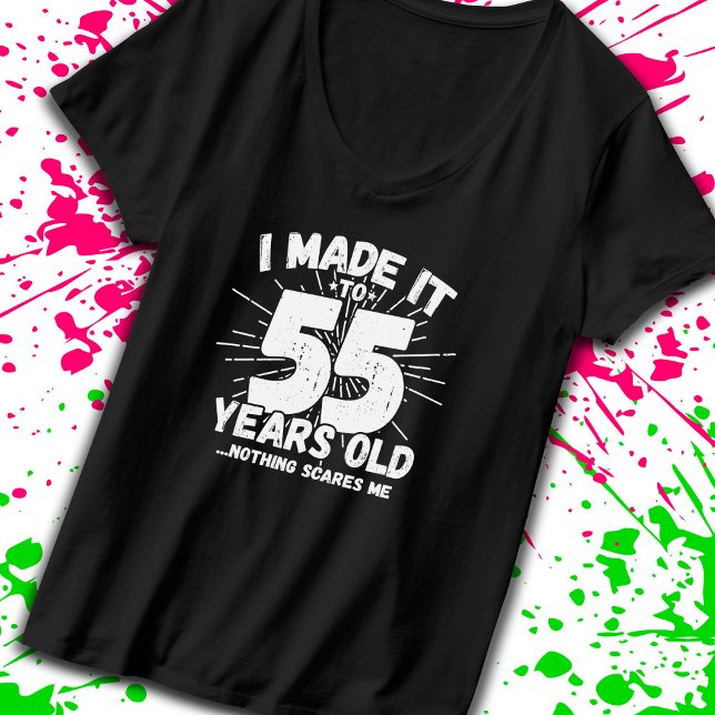 Camiseta Cita de cumpleaños número 55 graciosa Sarcástica d (Subido por el creador)