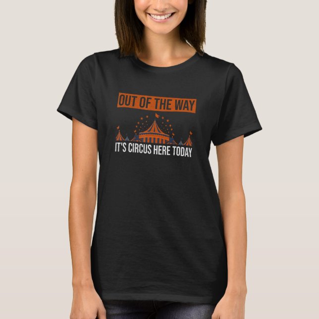 Camiseta Cita De Cumpleaños Para Un Fiesta De Circo Fami (Anverso)