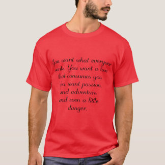 Camiseta Cita de Damon Salvatore Diseño más grande divertid