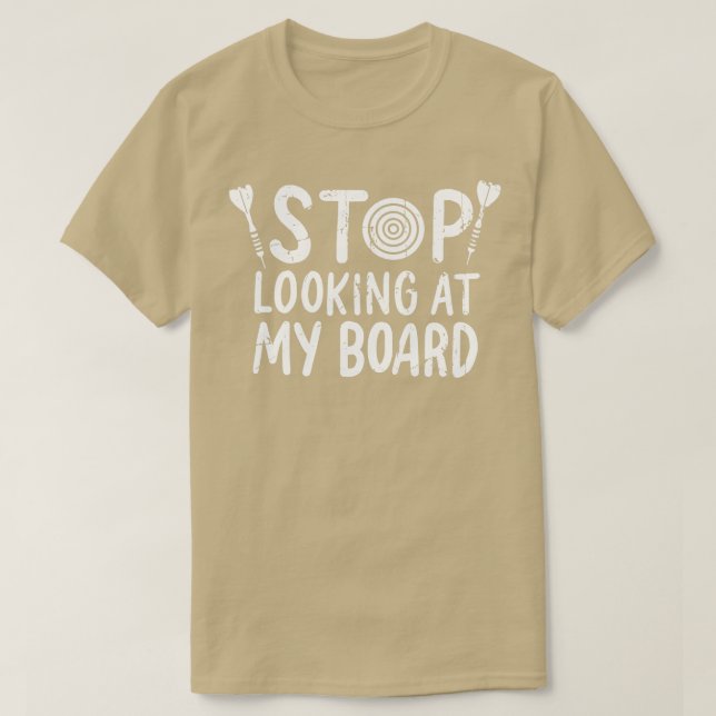 Camiseta Cita de Darts divertidos (1) (Diseño del anverso)