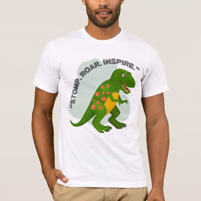 Camiseta cita de dinosaurio (Anverso)