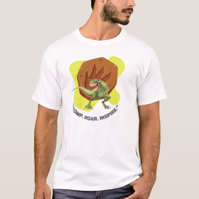 Camiseta cita de dinosaurio (Anverso)