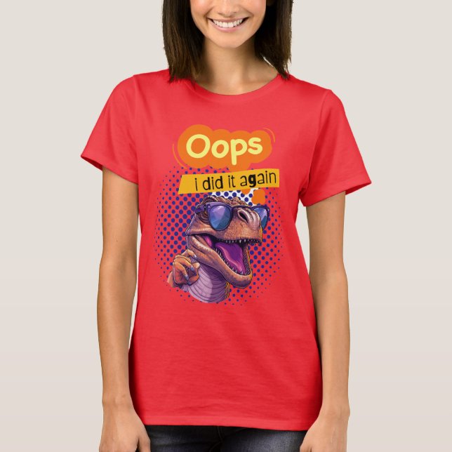 Camiseta cita de dinosaurios
