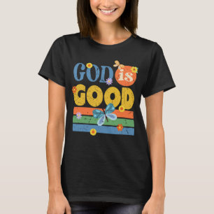 Camiseta Cita de Dios cristiano Dios es Bueno