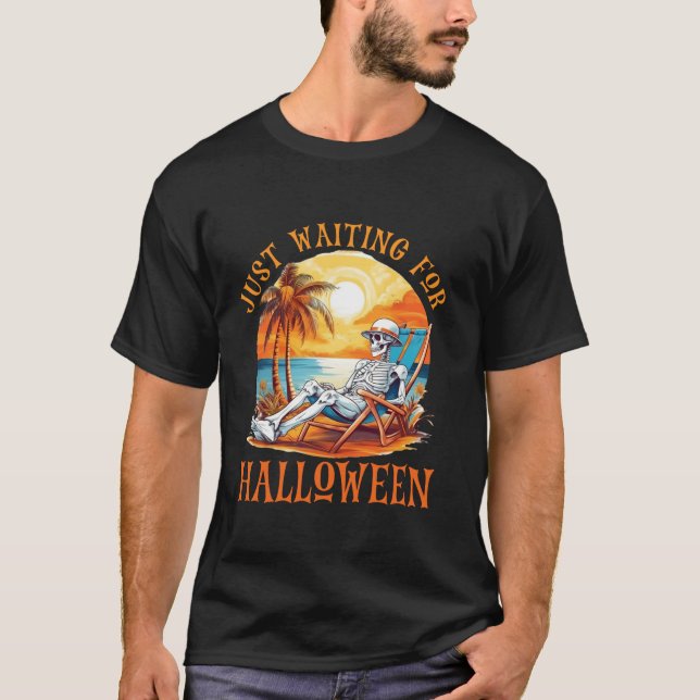 Camiseta cita de diseño divertido esperando la bomba de hal (Anverso)