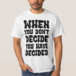 Camiseta Cita de diseño que define la dirección