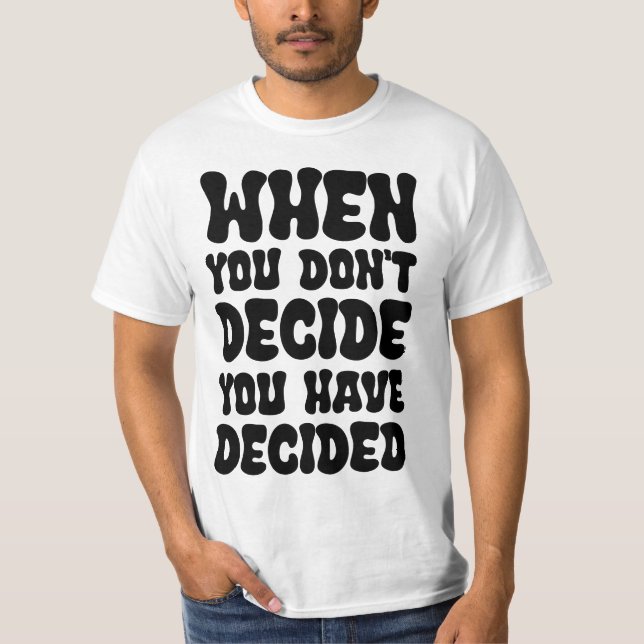 Camiseta Cita de diseño que define la dirección (Anverso)