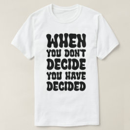 Camiseta Cita de diseño que define la dirección