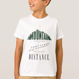 Camiseta Cita de distancia de pasos de montaña