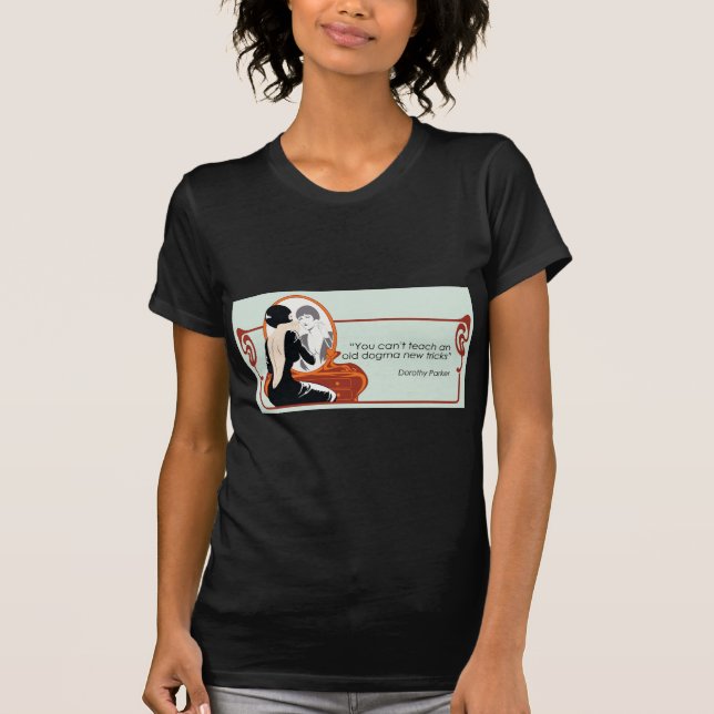 Camiseta Cita de Dorothy Parker (Anverso)
