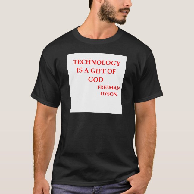 Camiseta cita de dyson del freeman (Anverso)