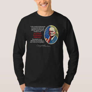 Camiseta Cita de Eisenhower Complejo Militar Industrial Ant