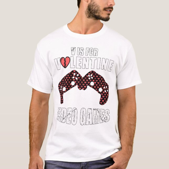 Camiseta Cita de el día de San Valentín divertida v es para (Anverso)