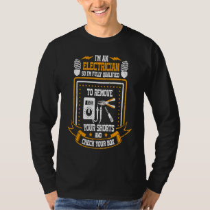 Camiseta Cita de Electricidad Todavía Te Ponemos En Lineman