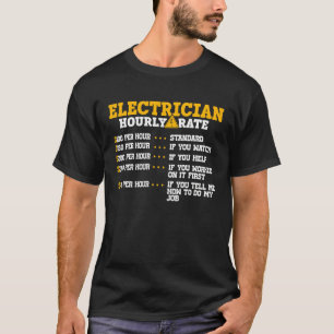 Camiseta Cita de Electricidad Todavía Te Ponemos En Lineman