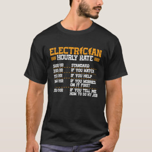 Camiseta Cita de Electricidad Todavía Te Ponemos En Lineman