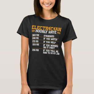 Camiseta Cita de Electricidad Todavía Te Ponemos En Lineman