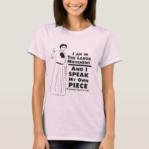 Camiseta Cita de Elizabeth Gurley Flynn