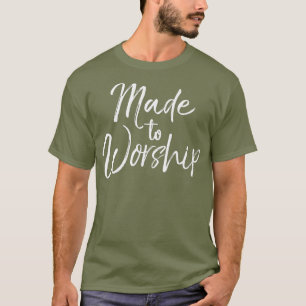Camiseta Cita de elogio cristiano, regalo de líder de culto