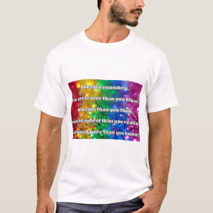 Camiseta Cita de Empath Bravery Positive Animation