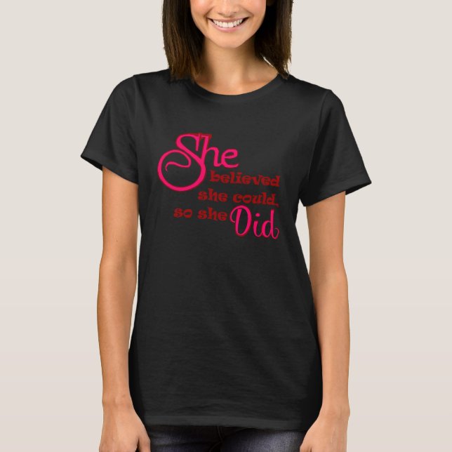 Camiseta Cita de Empowerment Woman (Anverso)