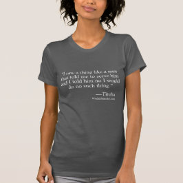 Camiseta Cita de ensayo de la bruja de Tituba - hombre del