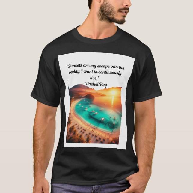 Camiseta Cita De Escape Del Amanecer (Anverso)